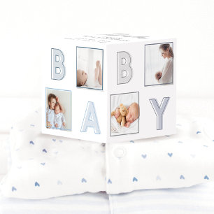 Cubo Cartas de bloqueo de bebé moderno niño colgante fo