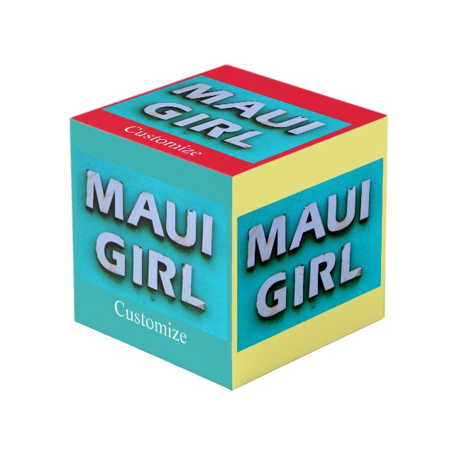 Cubo chica maui mermaid green (Angulo Anverso)