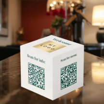 Códigos QR del logotipo de bienvenida corporativo 