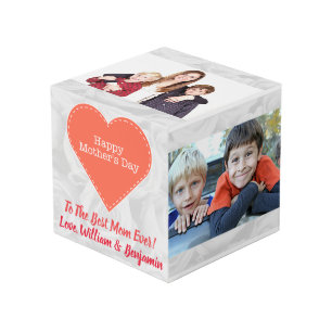 Cubo Collage de fotos lindo del día de la madre 4 imáge