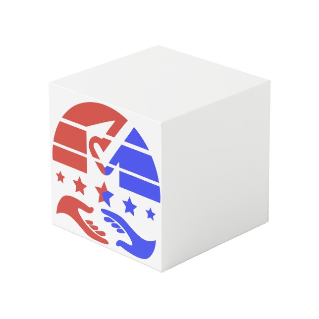 Cubo Contar tu voz (Angulo Anverso)