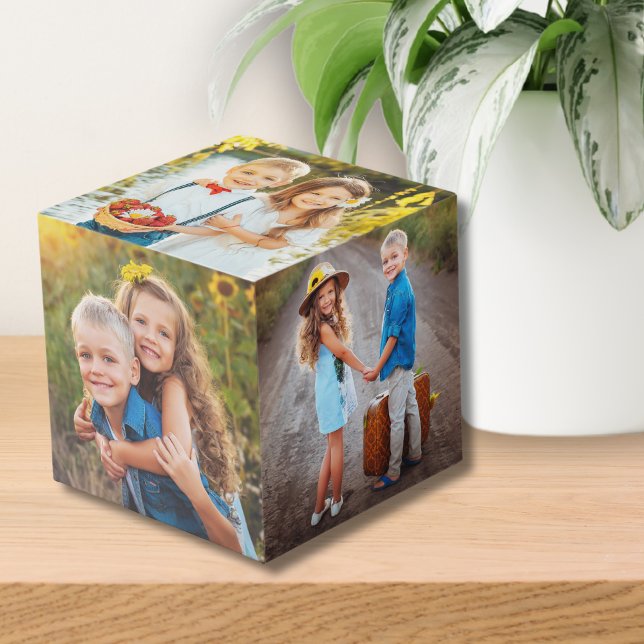 Cubo Crea tu propia foto de Keepsake para niños (Create Your Own Keepsake Kids Photo cube)
