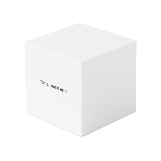 Cubo Crea tu propio blanco (Angulo Anverso)