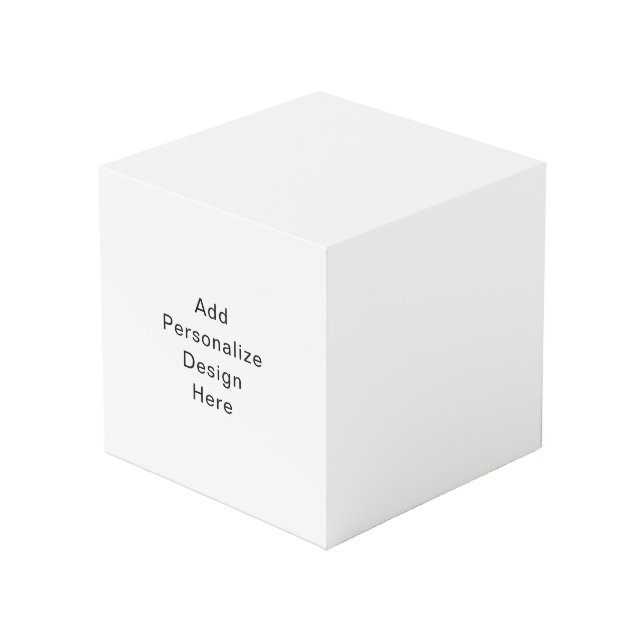 Cubo crea tu propio tamaño estándar único (Angulo Anverso)