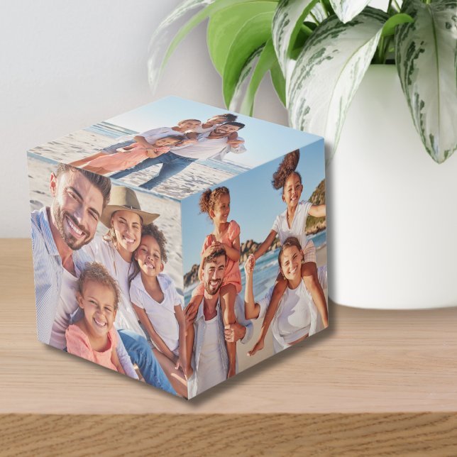 Cubo Crear su propia imagen Fotos de la familia de 5 ca (Create Your Own Picture 5 Side Family Photos cube)