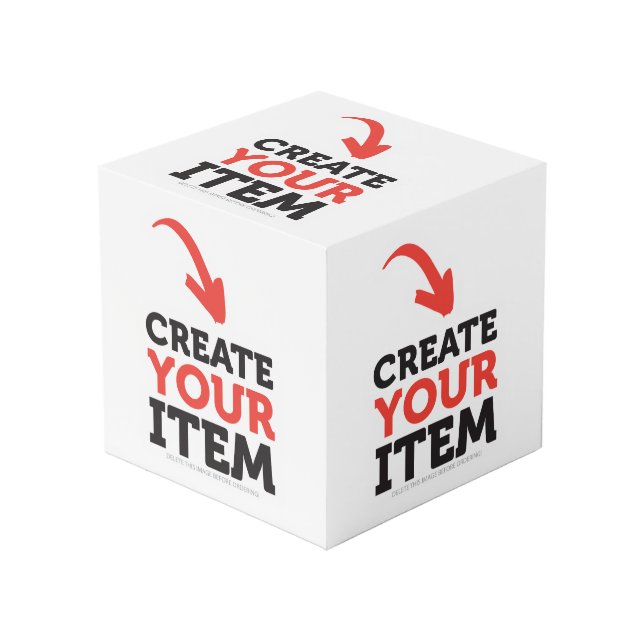 Cubo CREATE-YOUR-OWN Custom upload your design Photos (Angulo Anverso)
