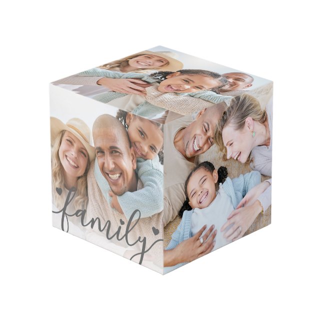 Cubo Create Your Own Picture Family Photos (Angulo Anverso)