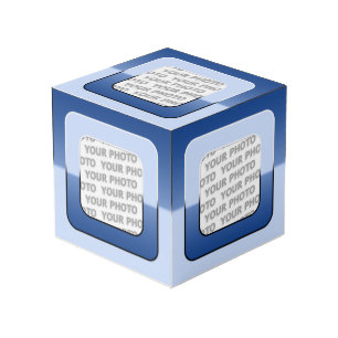 Cubo Cuadrado en cuadro cuadrado color V + tu foto