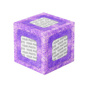 Cubo Cuadrado en puntos de cuadro cuadrado 2 + tu foto