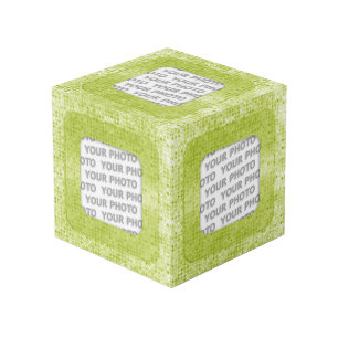 Cubo Cuadrado en puntos de cuadro cuadrado 3 + tu foto