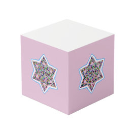 Cubo David Star made with Gemstones