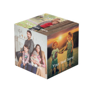 Cubo de encargo de la memoria de la foto y del