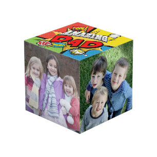 Cubo de Fotos de Papá Increíble