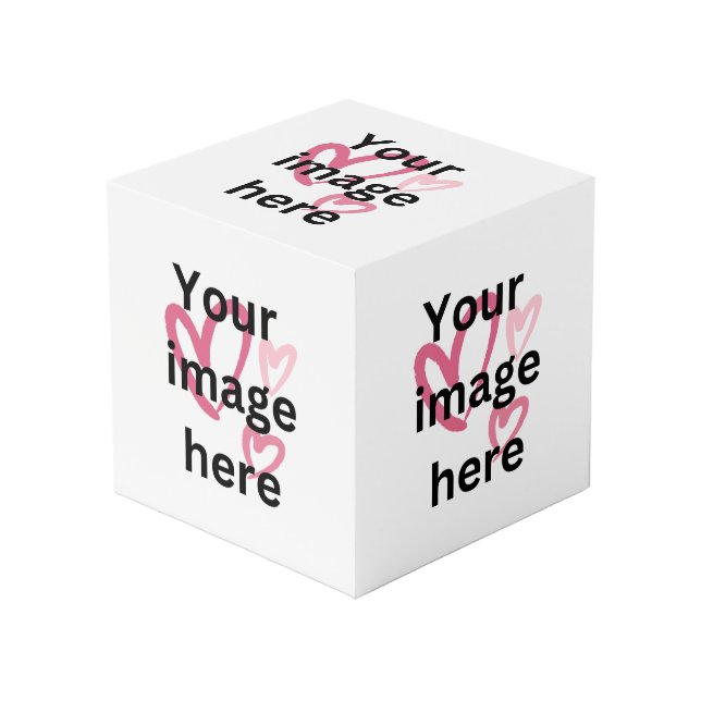 cubo de fotos de personalizado para regalo (Angulo Anverso)