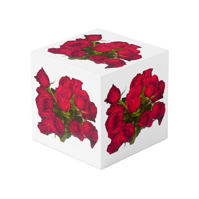 Cubo de fotos de Roses Rojos (Angulo Anverso)