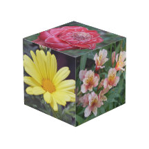 Cubo de la foto de la flor