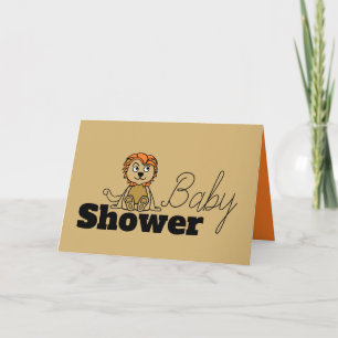 Cubo de León Cuto, Invitación Baby Shower