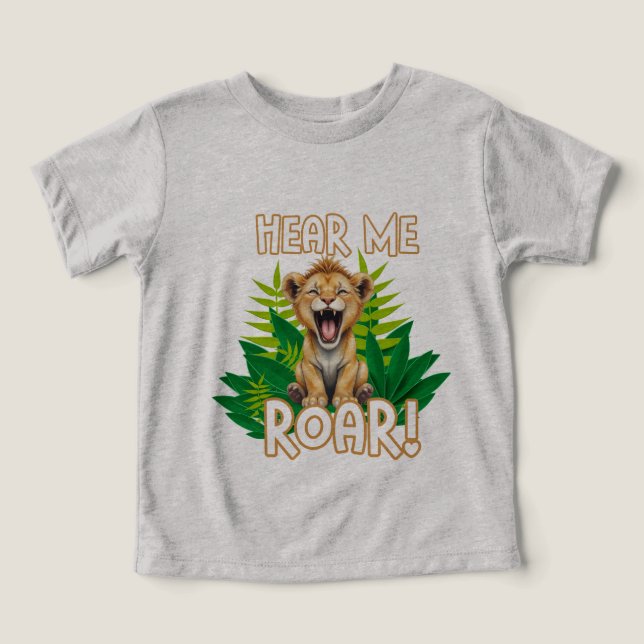 Cubo de león lindo Safari (Diseño delantero )