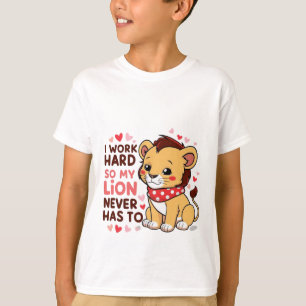 Cubo de león sonriente - Camiseta de león de bebé