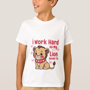 Cubo de león sonriente - Camiseta de león de bebé