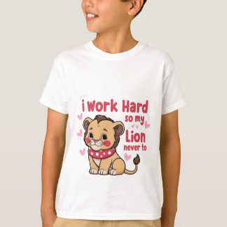 Cubo de león sonriente - Camiseta de león de bebé 