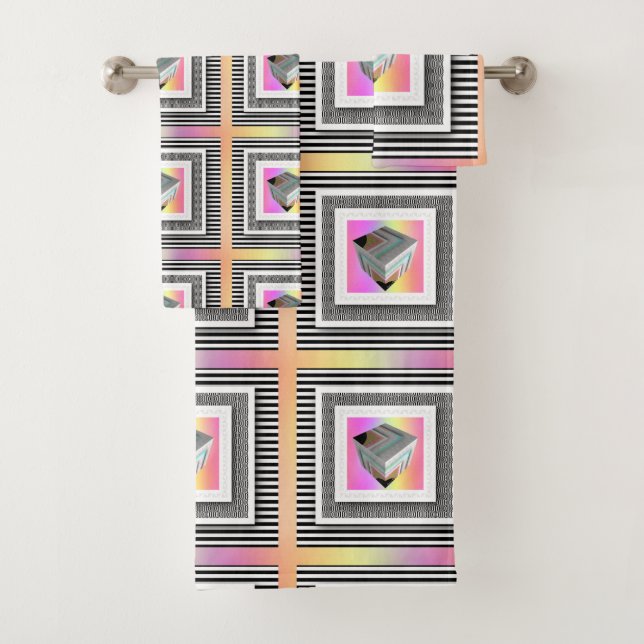 Cubo de Pastel con Rayas (In situ)