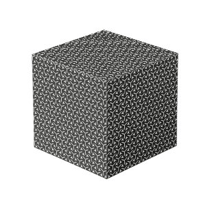 Cubo de patrón de aspas góticas