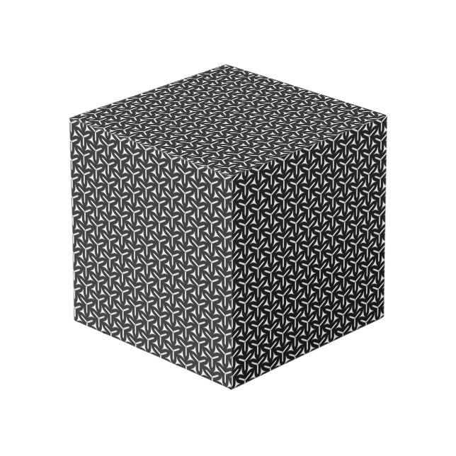 Cubo de patrón de aspas góticas (Angulo reverso)