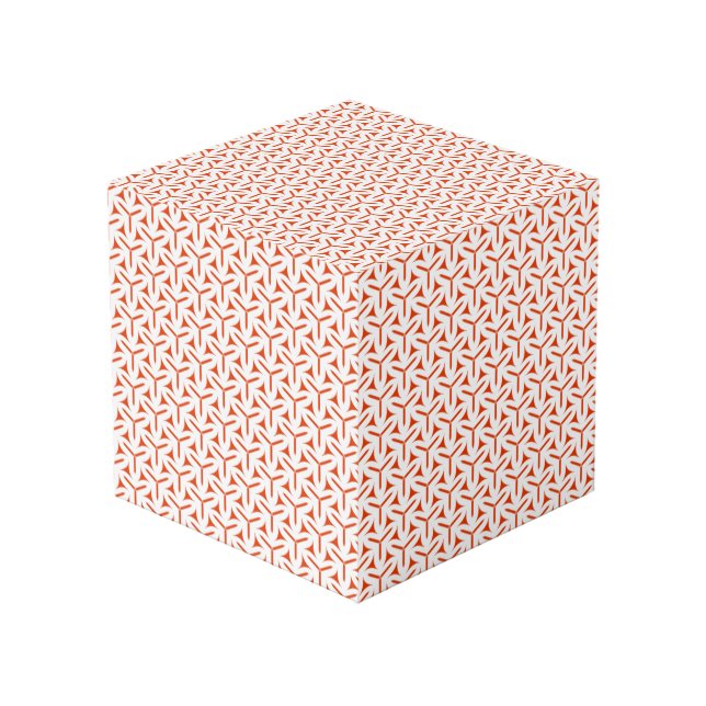 Cubo de patrón de aspas góticas (Angulo Anverso)