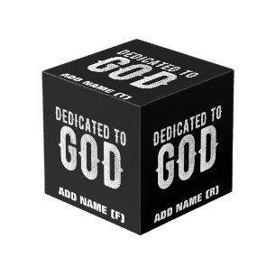 CUBO DEDICADO AL TEXTO BLANCO DEL PERSONALIZABLE GUAY D