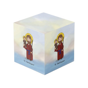 Cubo Día de la Fiesta de San Cristóbal Santo 