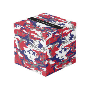 Cubo Día de la Independencia Camuflaje Su nombre Person