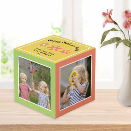 Cubo Día de la Madre Personalizado Bonito con Múltiples
