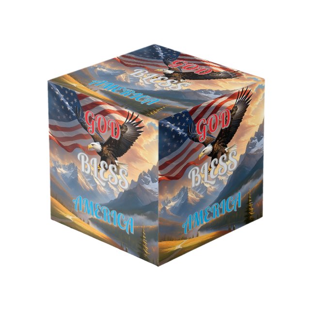 CUBO DIOS BENDIGA AMÉRICA (Angulo Anverso)