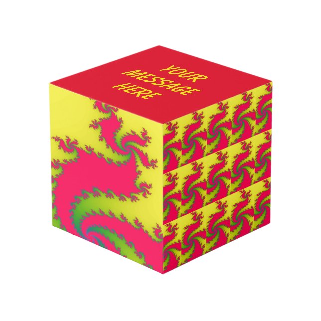Cubo Dragon Fractal Personalizado chino de Año Nuevo cu (Angulo Anverso)
