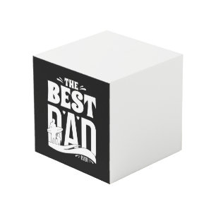 Cubo El Mejor Papá del Mundo - Padre e Hijo