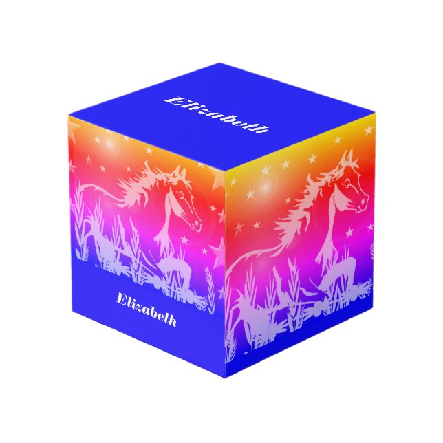 Cubo El pequeño pony dulce, personalizado (Angulo Anverso)