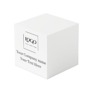 Cubo Elegante plantilla de tu logo personalizada