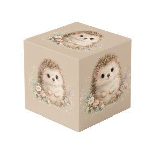 Cubo Erizo Europeo Adorable Jardín 