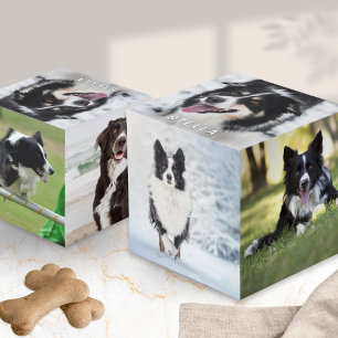 Cubo Exhibidor personalizado de varias fotos de perro m