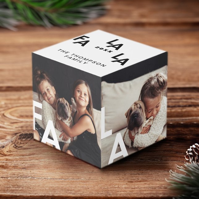 Cubo Familia de tipografía mínima moderna FA LA LA (FA LA LA Modern Minimal Typography Family Cube)