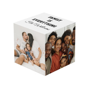 Cubo Familia es todo Personalizado Fotos familiares y n