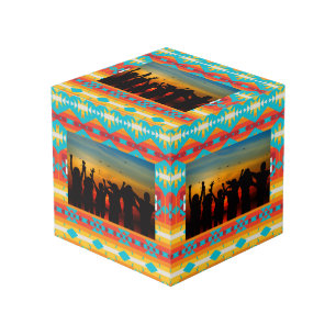 Cubo Filas de formas tribales