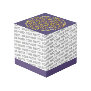 Cubo Flor de vida / Blume des Lebens - oro