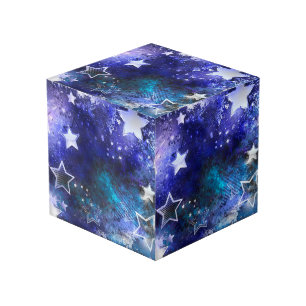Cubo Fondo espacial con estrellas