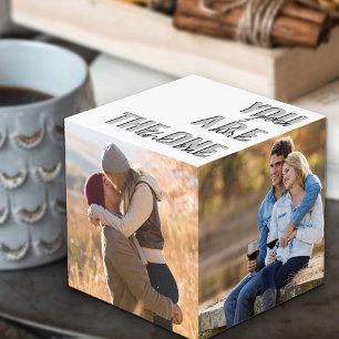 Cubo Foto de personalizado 4: Eres la única foto romá