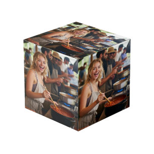 Cubo Foto personalizada de concurso de chili