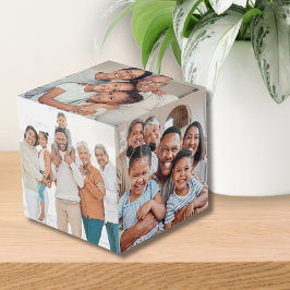 Cubo Foto personalizada de la familia Keepsake