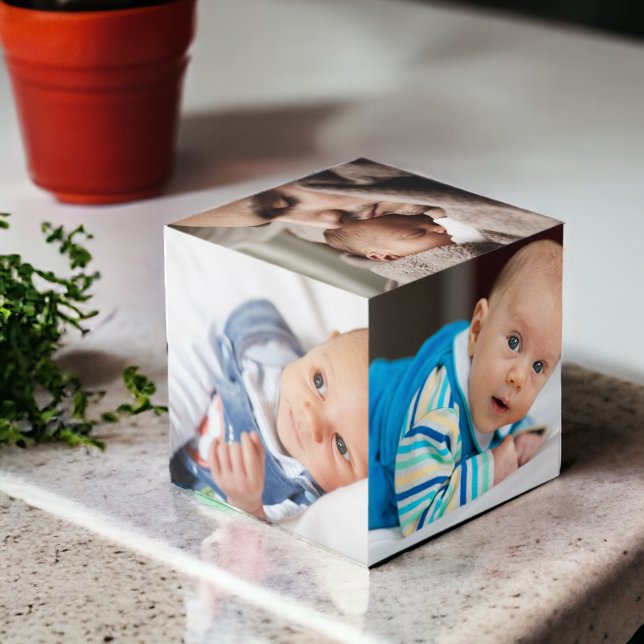 Cubo Foto personalizada por personalizado (Custom Personalized Photo Cube from Ricaso. Add your own 6 photographs. great gift idea)