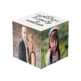 Cubo fotográfico de la familia personalizado